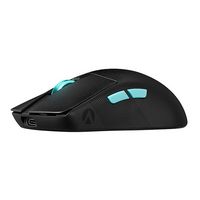 ASUS - ROG Harpe Ace Aim Lab Edition Ultralight Wireless Optical Gaming Mouse with ROG SpeedNova ... - Back View