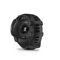Garmin - Instinct 2X Solar Tactical Edition Smartwatch 50 mm Fiber-reinforced Polymer - Black - Back View