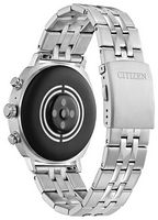 Citizen - CZ Smart 41mm Unisex Stainless Steel Casual Smartwatch with Stainless Steel Bracelet - ... - Back View