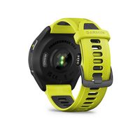 Garmin - Forerunner 965 GPS Smartwatch 47 mm Fiber-reinforced polymer - Titanium/Black - Back View