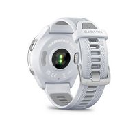 Garmin - Forerunner 965 GPS Smartwatch 47 mm Fiber-reinforced polymer - Titanium/Whitestone - Back View