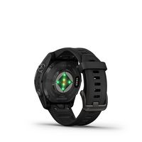 Garmin - fenix 7S Pro Sapphire Solar GPS Smartwatch 42 mm Fiber-reinforced polymer - Carbon Gray ... - Back View