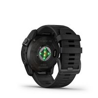 Garmin - fenix 7X Pro Sapphire Solar GPS Smartwatch 51 mm Fiber-reinforced polymer - Carbon Gray ... - Back View