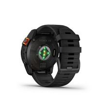 Garmin - fenix 7X Pro Solar GPS Smartwatch 51 mm Fiber-reinforced polymer - Slate Gray - Back View