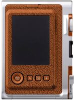 Fujifilm - instax mini Evo Instant Film Camera - Brown - Back View
