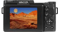 Minolta - MND30 30.0 Megapixel Digital Camera - Black - Back View