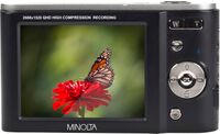 Minolta - MND20 44.0 Megapixel Digital Camera - Black - Back View