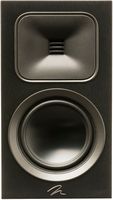 MartinLogan - Motion Foundation B1 2-Way Bookshelf Speaker with 5.5” Midbass Driver (Each) - Black - Back View