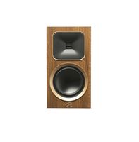 MartinLogan - Motion Foundation B1 2-Way Bookshelf Speaker with 5.5” Midbass Driver (Each) - Walnut - Back View