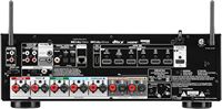 Denon - AVR-S770H (75W X 7) 7.2-Ch. with HEOS and Dolby Atmos 8K Ultra HD HDR Compatible AV Home ... - Back View
