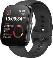 Amazfit - Bip 5 Smartwatch 49mm Polycarbonate Plastic - Black - Back View