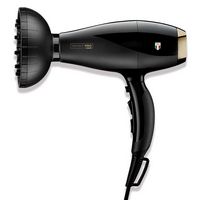 Conair - InfinitiPRO Italian Performance ArteBella Ionic Hair Dryer - Black - Back View