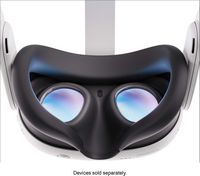 Meta - Quest 3 Silicone Facial Interface - Black - Back View