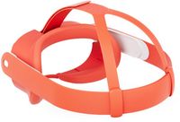 Meta - Quest 3 Facial Interface & Head Strap - Blood Orange - Back View