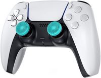 KontrolFreek - Action Lotus Thumbsticks, PlayStation 5 - Teal/Clear - Back View