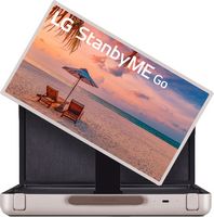 LG - StanbyME Go 27” Class LED Full HD Smart webOS Touch Screen with Briefcase Design - Back View