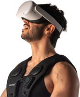 Woojer - Haptic Vest 3 for Games, Music, Movies, VR and Wellness. - Black - Back View