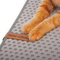 Whisker - Litter-Robot LitterTrap® Mat - Gray - Back View