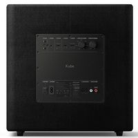 KEF - KUBE12 MIE Subwoofer (Each) - Black - Back View