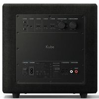 KEF - KUBE 8 MIE Subwoofer (Each) - Black - Back View