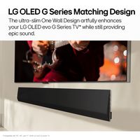 LG - 3.1 Channel SG10TY Soundbar with Wireless Subwoofer, Dolby Atmos and WOW Orchestra - Black - Back View