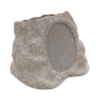 Victrola - Outdoor Wireless Bluetooth Solar Rock Speaker Connect (Each) - Stone - Back View