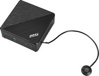 MSI - Cubi 5 Desktop - Intel Core i7-1255U - 16GB Memory - Iris Xe Graphic - 1TB SSD - Black - Back View