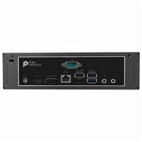 MSI - Pro DP21 Desktop - Intel Core i3-13100 - 8GB Memory - 1TB SSD - Black - Back View