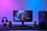 Edifier - G1500 2.0 Bluetooth Gaming Speakers with RGB Lighting (2-Piece) - Black - Back View