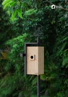 BIRDFY - AI Smart Birdhouse, Bird Nest with Dual Cameras, Solar Power & AI Enabled Bird Recogniti... - Back View