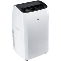 TCL - 450 Sq. Ft. Smart Portable Air Conditioner 10,000 BTU - White - Back View
