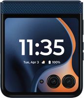 Motorola - razr 2025 256GB (Unlocked) - PANTONE Gibraltar Sea - Back View