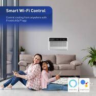 Friedrich - Uni-Fit Smart 12,000 BTU 550 Sq Ft In Wall Air Conditioner 230V with Remote - White - Back View