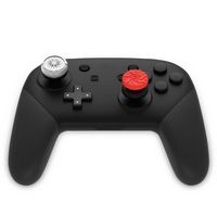 NEXT - Precision Thumbstick 4-Pack For Switch 2 and Switch Pro Controllers - Red/White - Back View