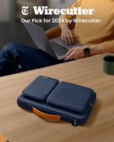 tomtoc - Defender-A42 Recycled Laptop Shoulder Bag for 14 Inch MacBook Pro M4/M3/M2/M1 Pro/Max 20... - Back View