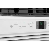 Frigidaire - 550 Sq. Ft. 12,000 BTU Smart Window Air Conditioner - White - Back View