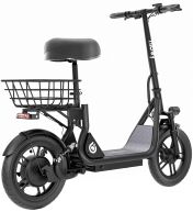 HiBoy - U3 Electric Scooter with Seat, 500W Motor, Neon Lights, 25-Mile Range & 20 mph Max Speed,... - Back View