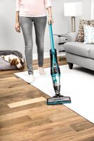 BISSELL - ReadyClean Cordless 10.8V Upright Stick Vacuum - Electric Blue - Back View