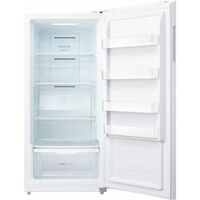 Frigidaire - 15 Cu. Ft. Garage Ready Upright Convertible Freezer / Refrigerator - White - Back View