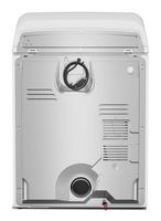 Maytag - 7.0 Cu. Ft. Electric Dryer with Extra Power and Pet Pro Option - White - Back View
