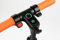 5th Wheel - K1MAX Kids Electric Scooter w/ 5 mi Max Range and 10 mph Max Speed - Black - Back View