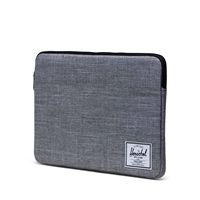 Herschel - Anchor 15-16 Inch Sleeve - Raven Crosshatch - Back View