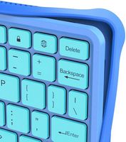 Made for Amazon Kids Bluetooth Keyboard (Comaptible with the Fire HD 10 Kids and Kids Pro tablet)... - Back View