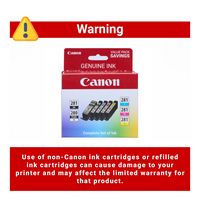 Canon - PGI-280 XL / CLI-281 5-Pack High-Yield - Pigment Black, Standard Capacity Ink Cartridges ... - Back View