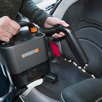 WORX - 20V Power Share Cordless Cube Vac Compact Vacuum w/ Battery & Charger, HEPA Filtering Syst... - Back View