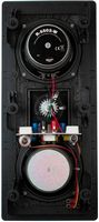 Klipsch - R-5502-W II In-Wall Speaker - Each - Black - Back View