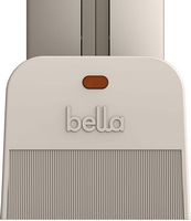Bella - Fits-anywhere Kitchenware: Flip & Store Belgian Waffle Maker - Oatmilk - Back View