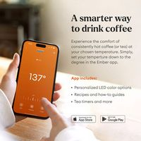 Ember - Travel Mug 2+, 12 oz, Temperature Control Smart Travel Mug - Black - Back View