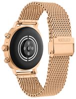 Citizen - CZ Smart 41mm Unisex Casual Smartwatch with IP Stainless Steel Mesh Bracelet - Rose Gold - Back View