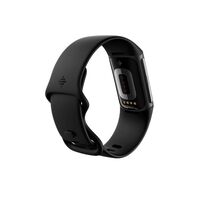 Google - Charge 6 Advanced Fitness & Health Tracker - Works with Android and iOS - Obsidian - (2023) - Back View